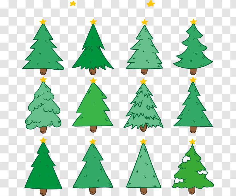 Christmas Tree Tasche Bag Illustration - 12 Transparent PNG