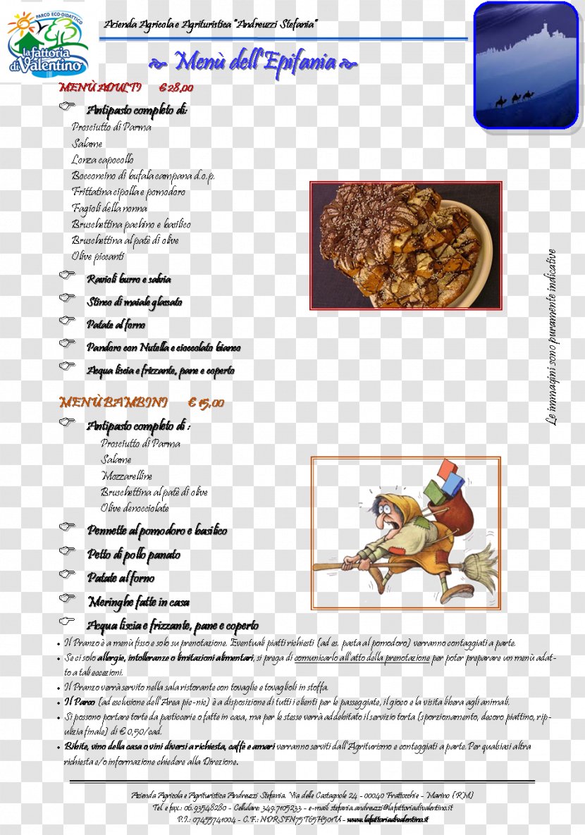 Food Recipe Befana - La Fattoria Del Boschetto Transparent PNG