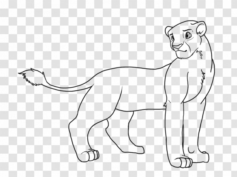 Lion Whiskers Big Cat Female - Fauna Transparent PNG