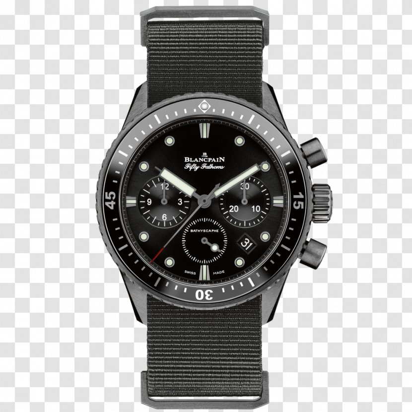 Villeret Blancpain Diving Watch Flyback Chronograph Transparent PNG