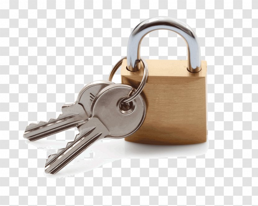 Padlock Key Pin Tumbler Lock Brass - Retro And Transparent PNG