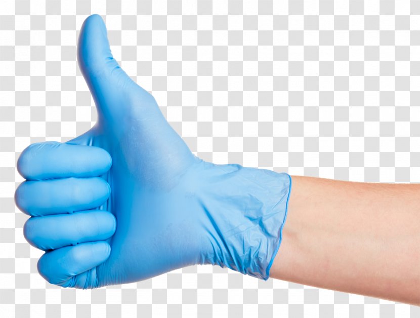 Thumb OK Medical Glove Stock Photography - Hand Transparent PNG