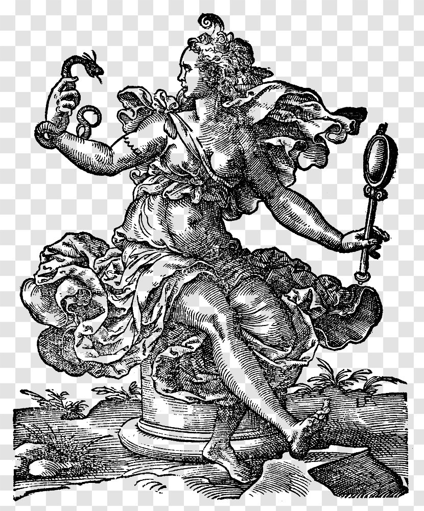 Drawing Woodcut Allegory Das Ständebuch Art - Supernatural Creature - Amman Transparent PNG