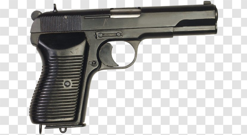 Firearm Semi-automatic Pistol Weapon Handgun - Cartoon Transparent PNG