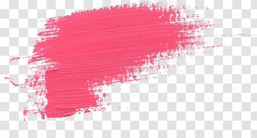 Pink Paint Magenta Red - Orange - Stroke Transparent PNG