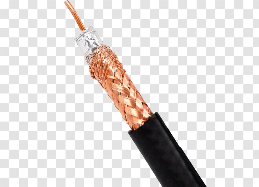 RG-59 Coaxial Cable Electrical RG-6 BNC Connector - Tv Antenna Transparent PNG