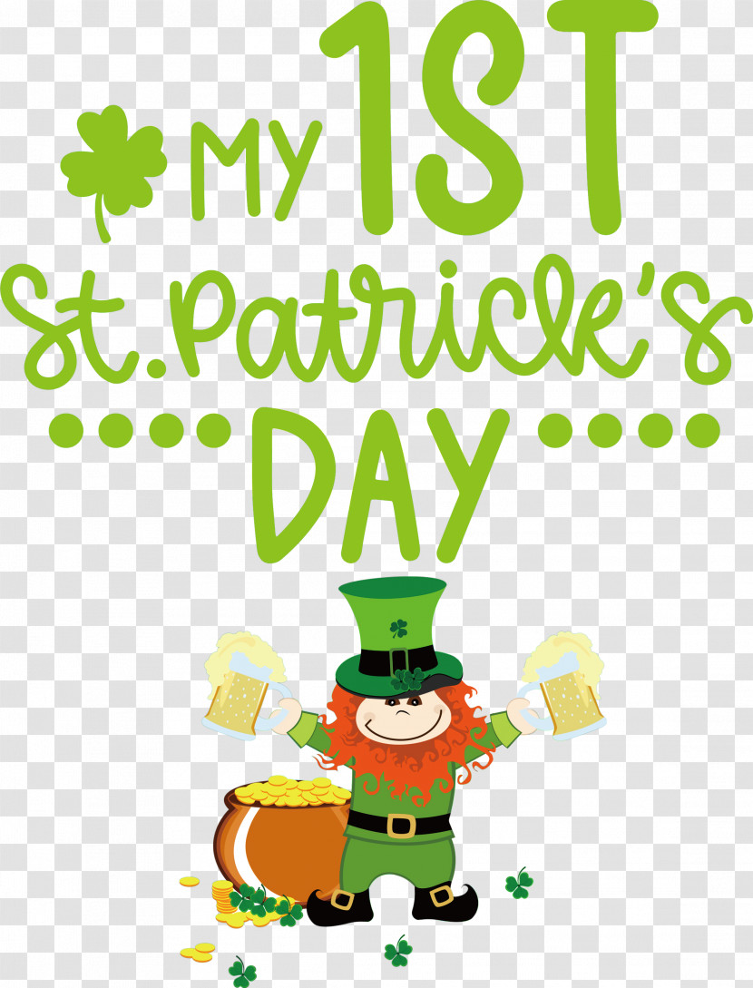 My 1st Patricks Day Saint Patrick Transparent PNG