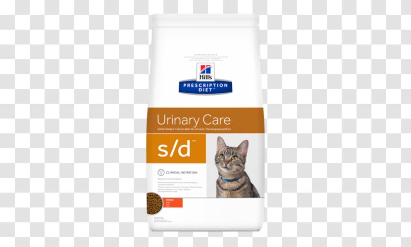 Cat Food Prescription Diet C/d Urinary Care Dry Hill's Pet Nutrition Feline Lower Tract Disease - Science Transparent PNG
