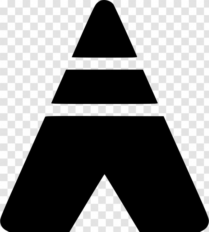 Nordic Countries Triangle Scandinavian Design Ornament - Silhouette - Campsite Icon Transparent PNG