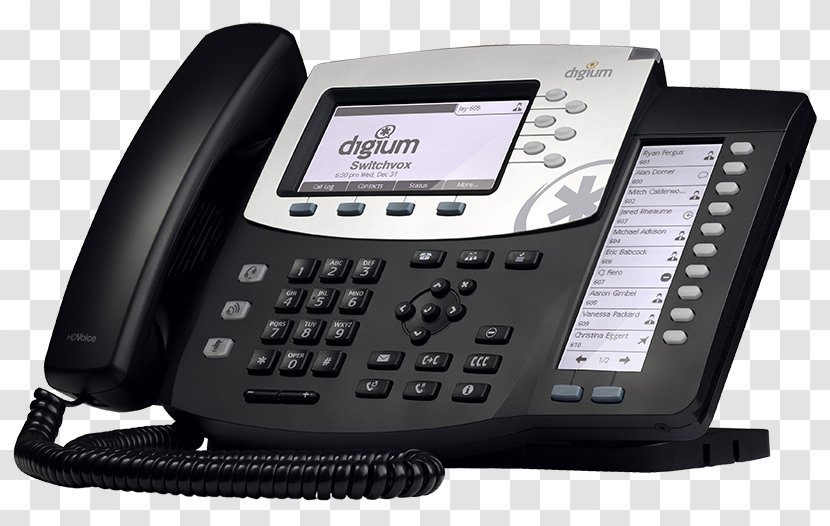 Digium D70 VoIP Phone D40 Telephone - D60 - Telecommunication Transparent PNG