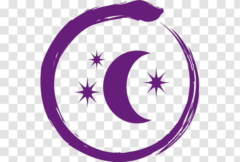 Ouroboros Snake Symbol Purple Innovation - Dream - Crescent Clipart Transparent PNG