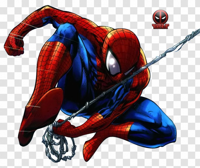 Spider-Man Venom Deadpool Comic Book Marvel Comics - Spiderman Transparent PNG