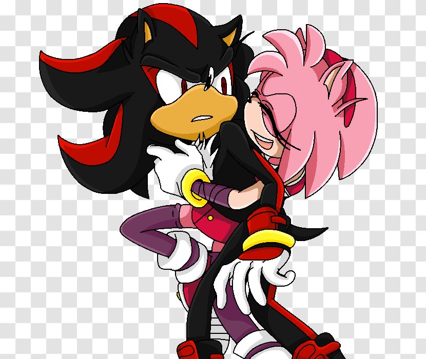 Amy Rose Shadow The Hedgehog Tails Sonic Boom: Rise Of Lyric - Watercolor - Huging Transparent PNG