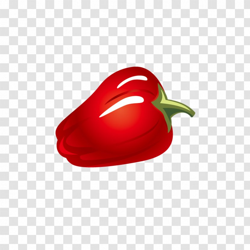 Bell Pepper Chili Habanero - Red Transparent PNG