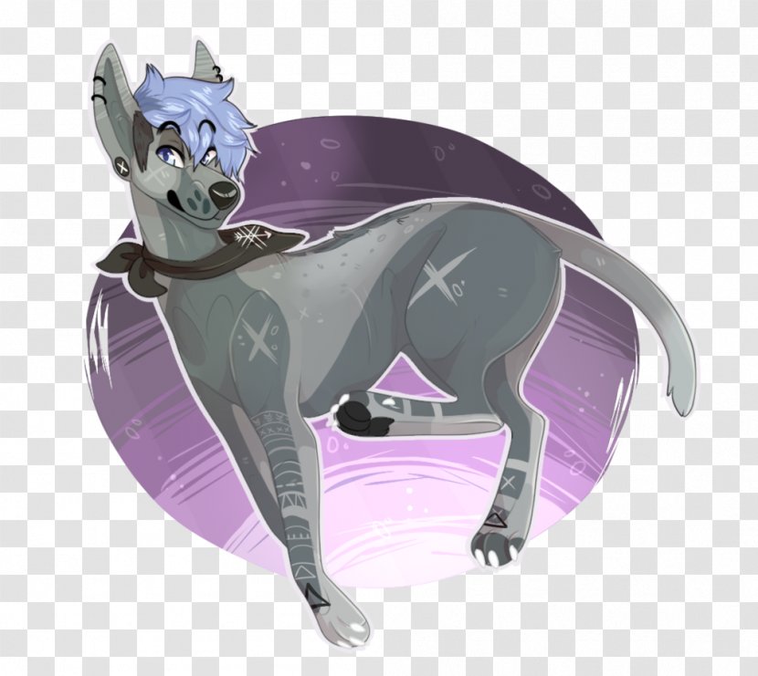 Canidae Dog Mammal Purple Pet - Fictional Character - Feeling Sick Transparent PNG