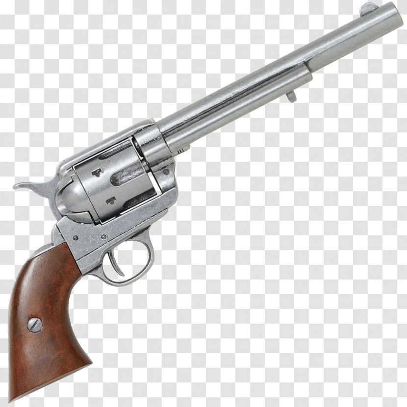 Revolver Firearm Colt Single Action Army .45 Colt's Manufacturing Company - Air Gun - 1000 Transparent PNG