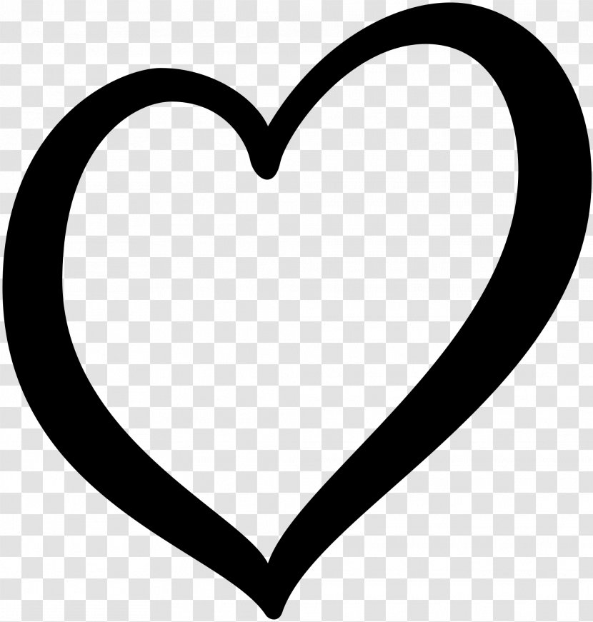 Eurovision Song Contest Heart Clip Art - Symbol - Black Transparent PNG