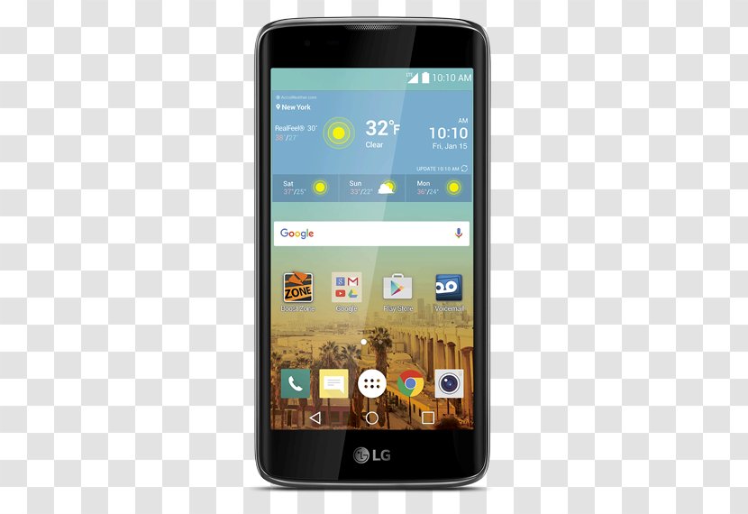LG K7 Boost Mobile Smartphone Android - Telephone - Lg Transparent PNG