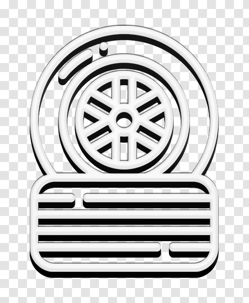 Motor Sports Icon Tire Icon Tyre Icon Transparent PNG