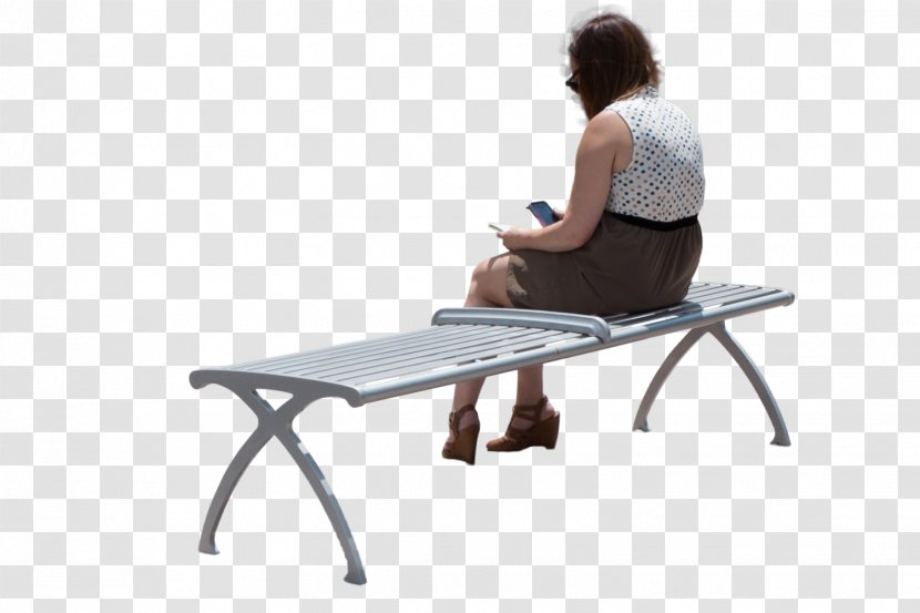 Bench Woman Chair Table - Outdoor Transparent PNG