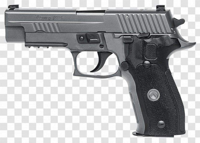 SIG Sauer P226 Firearm Sig Holding Trigger - Ranged Weapon - Handgun Transparent PNG