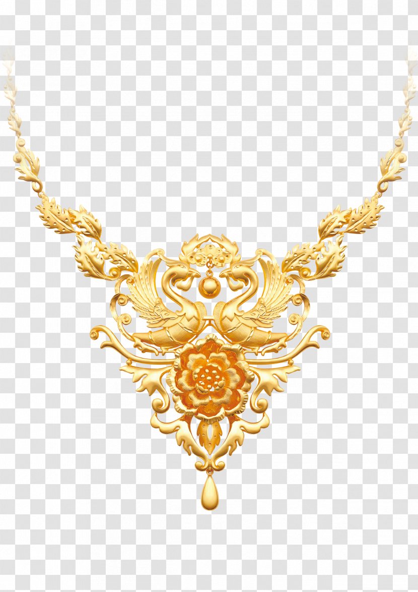 Gold Jewellery Download - Free Dig Pendant Transparent PNG