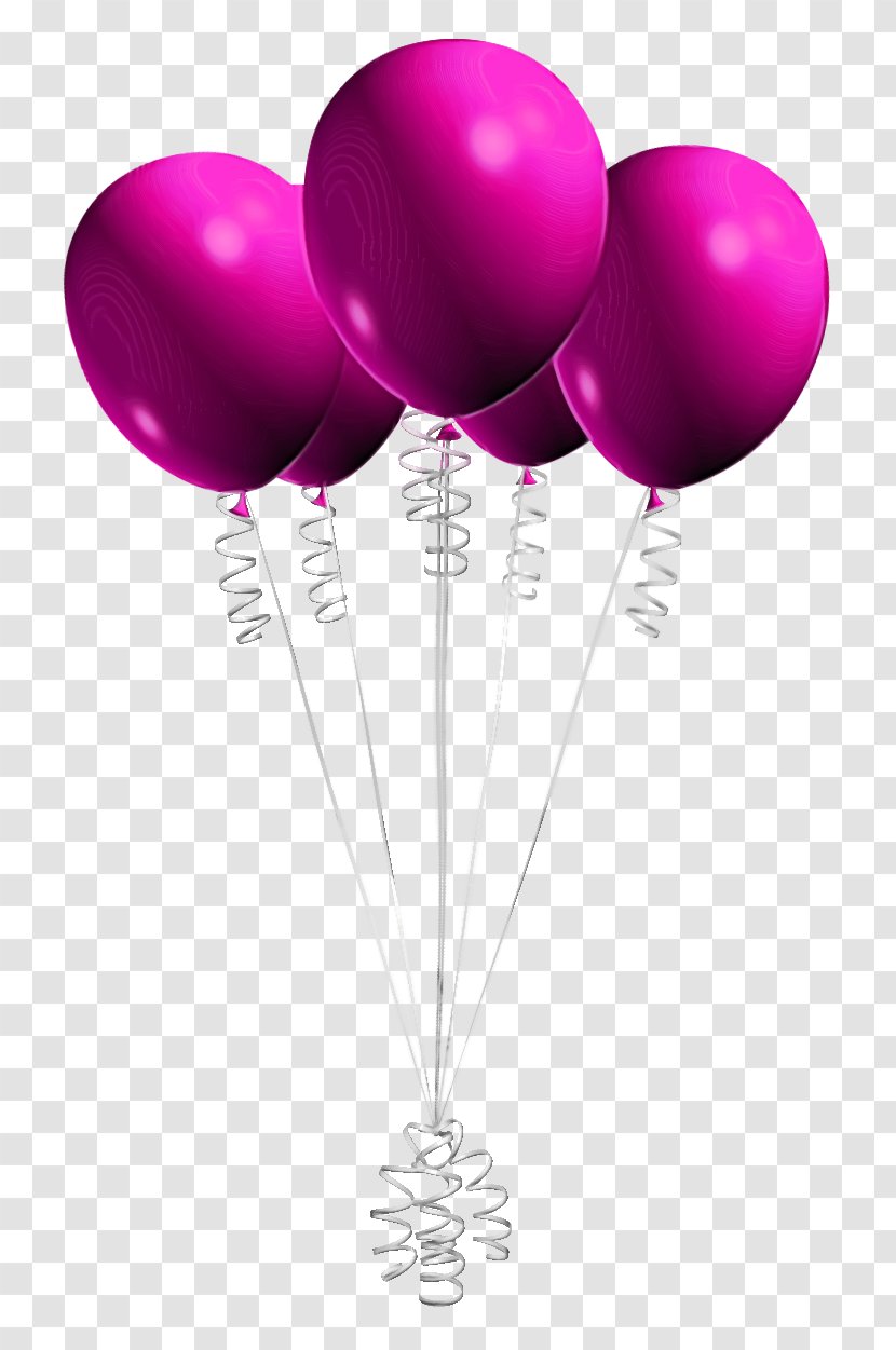 Balloon Purple Violet Party Supply Pink - Toy Magenta Transparent PNG