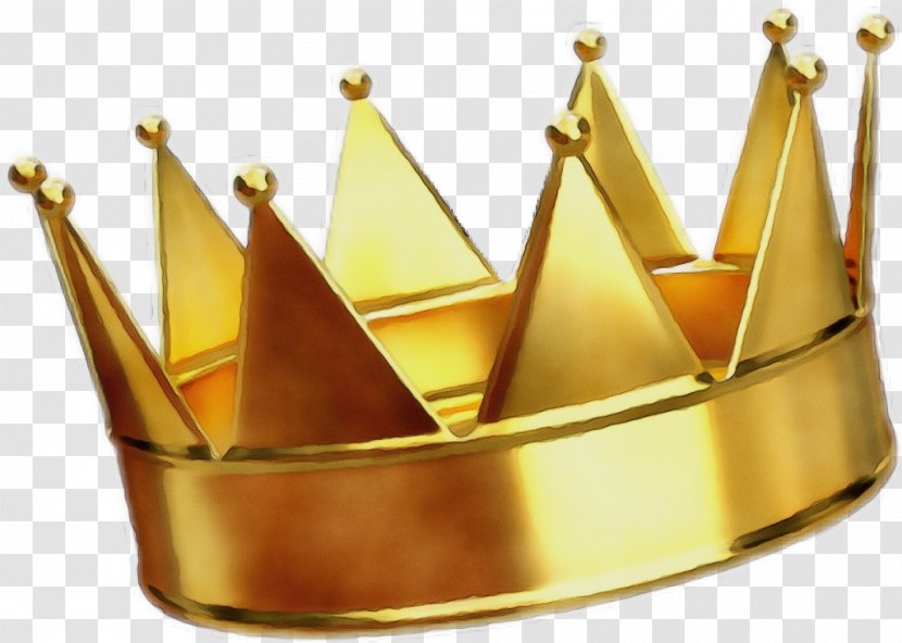 King Crown - Brass Metal Transparent PNG