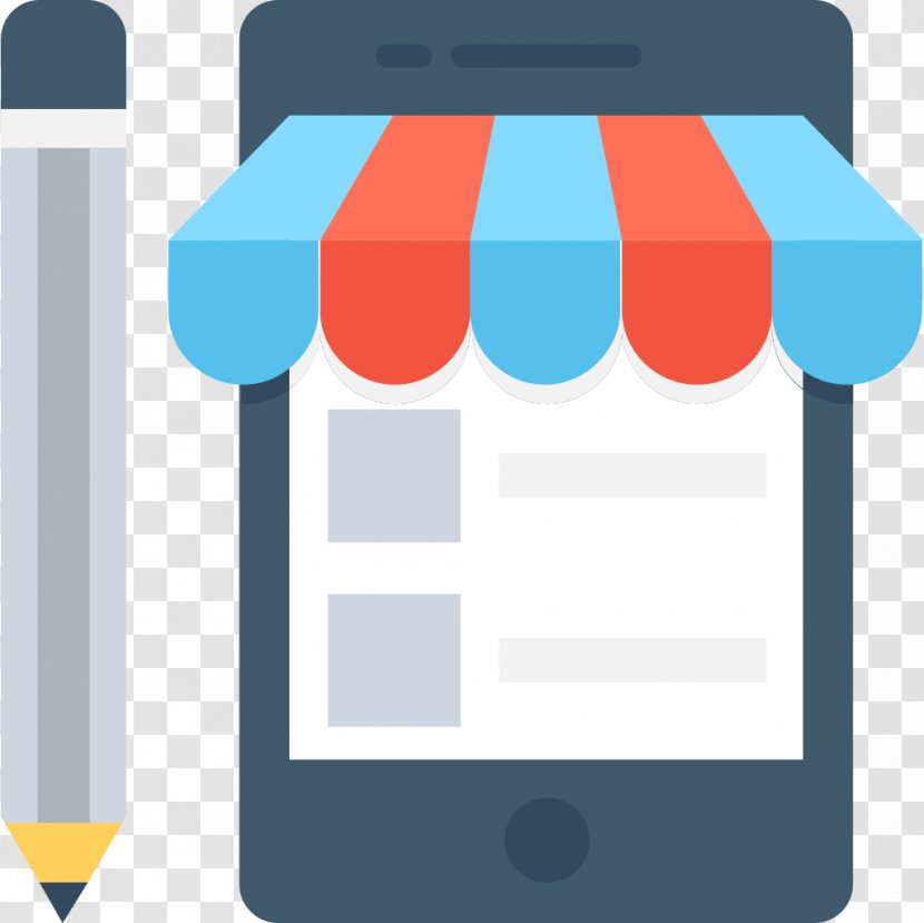 E-commerce Online Shopping Service Business Icon - Email - Smartphone Supermarket Transparent PNG