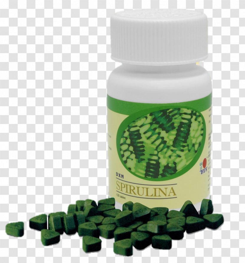 Dietary Supplement Lingzhi Mushroom Spirulina DXN Tablet - Herbal Transparent PNG