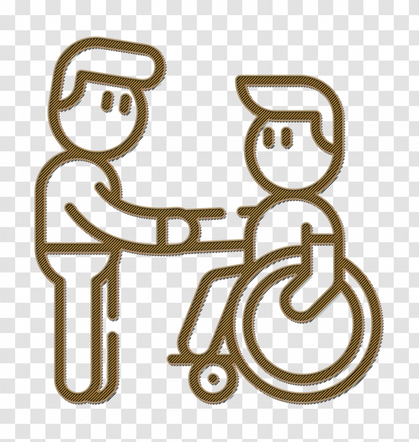 Partnership Icon Disabled People Assistance Icon Transparent PNG