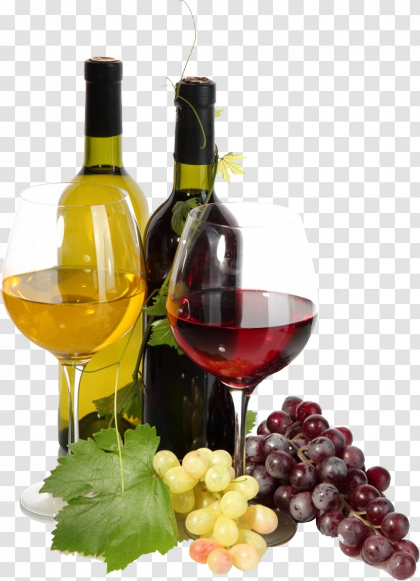 Red Wine Common Grape Vine Must - Stemware - And Grapes Transparent PNG