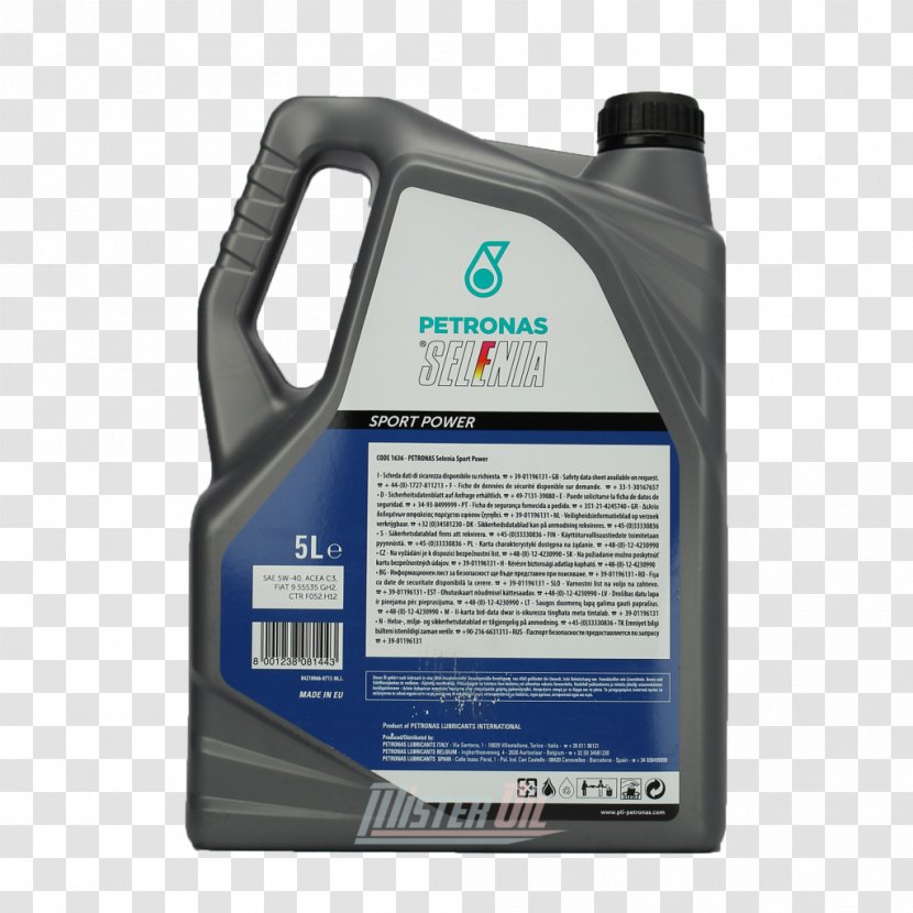 Motor Oil Engine Petronas Selenia Car - Diesel Transparent PNG
