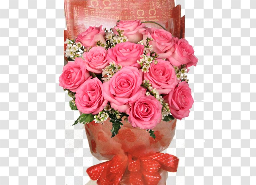 Flower Bouquet Rose Floristry Cut Flowers - Delivery Transparent PNG