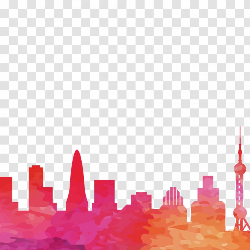 Oriental Pearl Tower Building House Painter And Decorator Poster - Service Transparent PNG