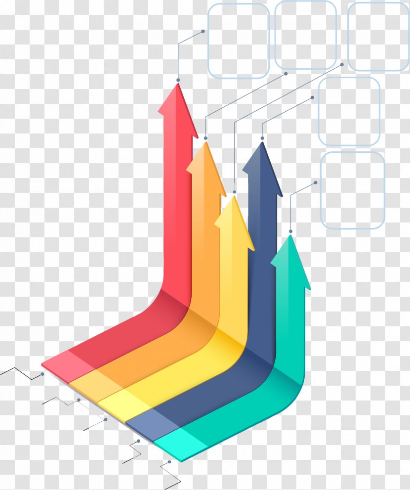 Vector Graphics Infographic Clip Art Graphic Design - Color - Arrow Up Transparent PNG