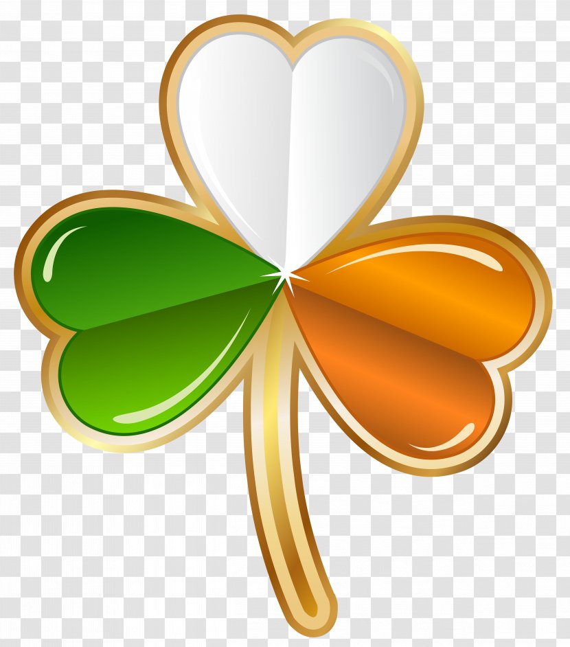 Ireland Shamrock Saint Patrick's Day Irish People Clip Art - Heart - St Patricks Transparent PNG Image Transparent PNG