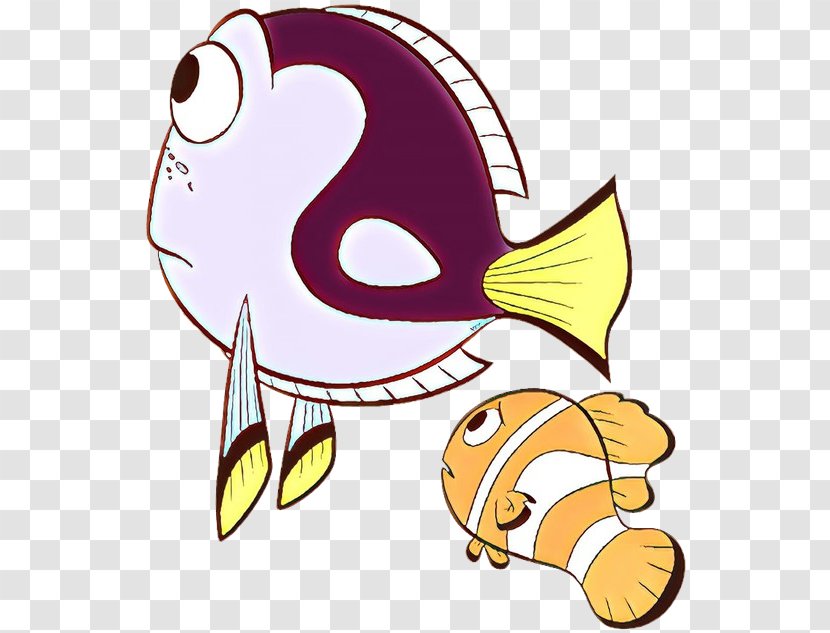 Fish Cartoon - Tail Line Art Transparent PNG