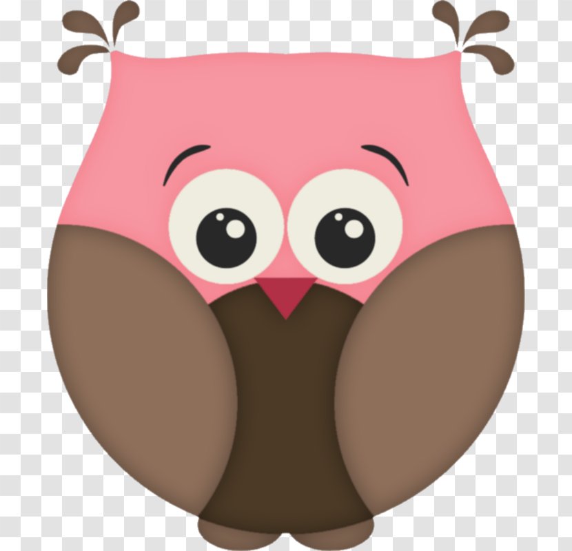 Owl Drawing Clip Art - Pink - Cartoon Transparent PNG