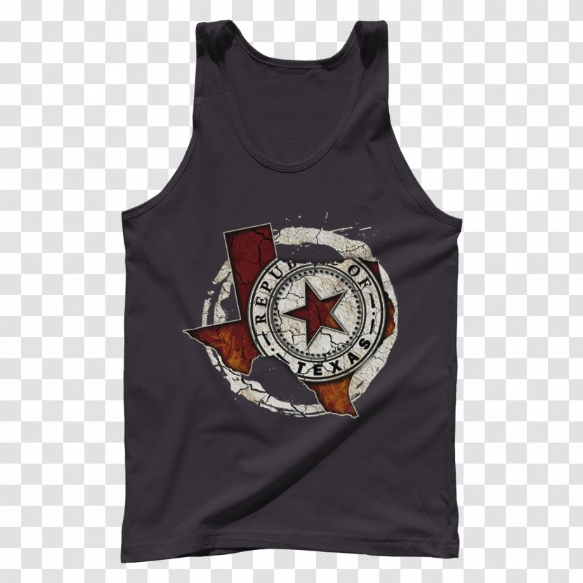 T-shirt Pride Gilets Sleeveless Shirt - Republic Of Texas Transparent PNG