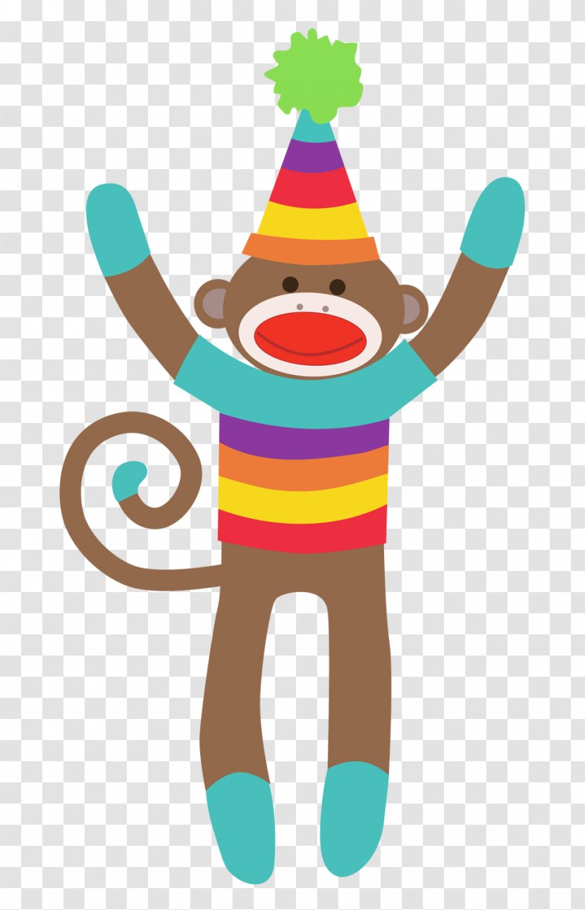 Sock Monkey Clip Art - Free Content - Clipart Transparent PNG