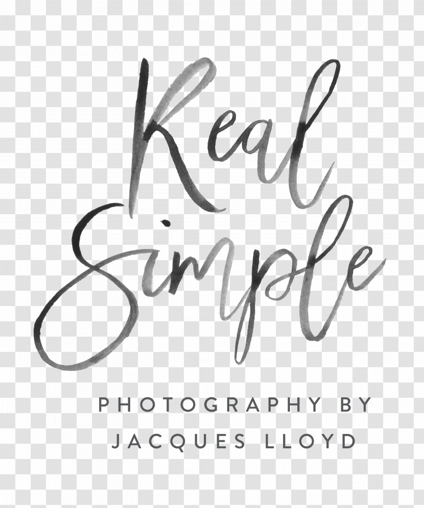 Real Simple Photography Petersfield Logo Wedding Font - Text - Minimalist Transparent PNG