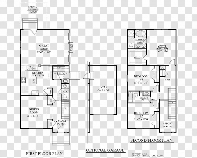 Floor Plan Square Foot House - Design Transparent PNG