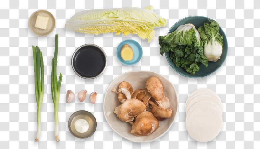 Vegetarian Cuisine Stuffing Dumpling Tatsoi Edible Mushroom - Rice Transparent PNG