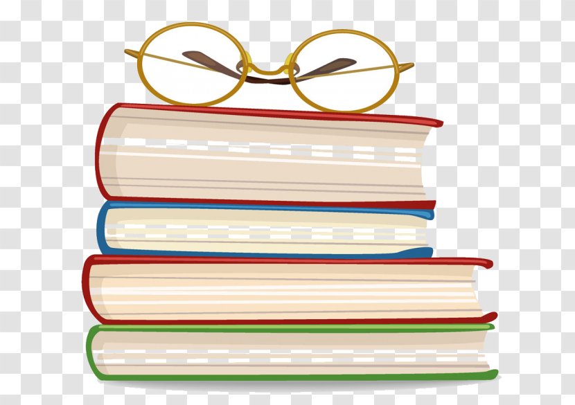 Glasses Background - Book - Education Rectangle Transparent PNG