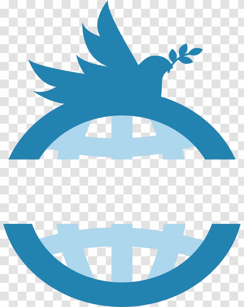 Blue Dove Title Box - Clip Art - Pattern Transparent PNG