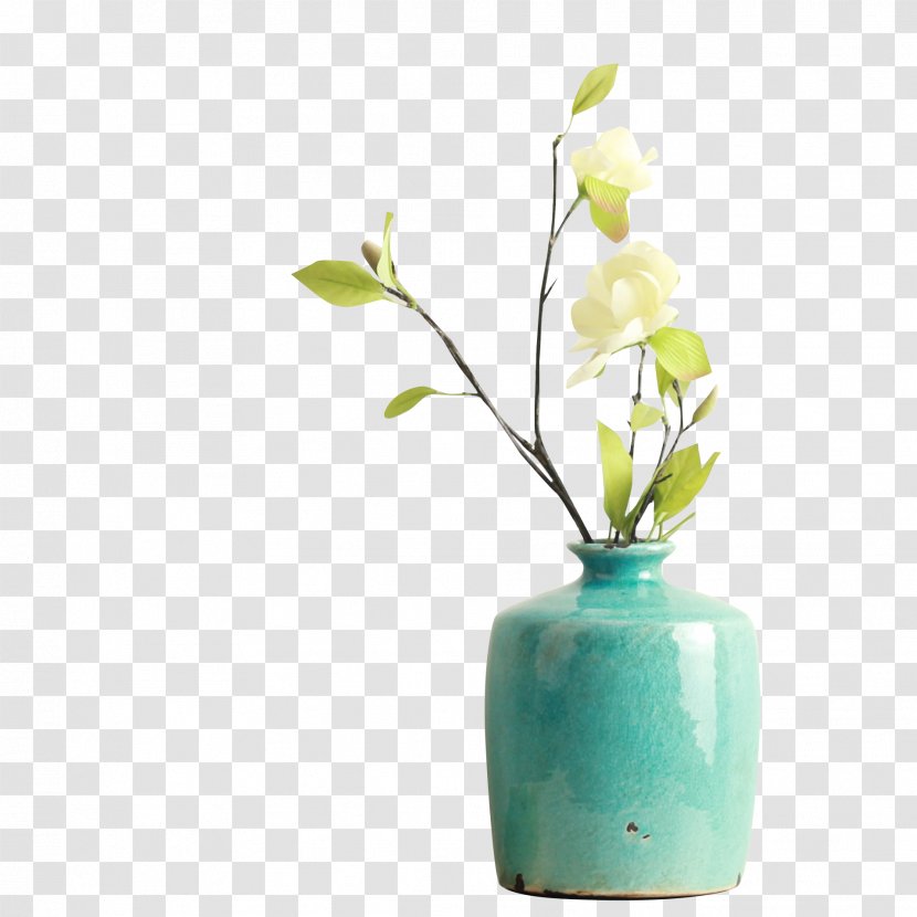 Vase Blue - Porcelain Transparent PNG