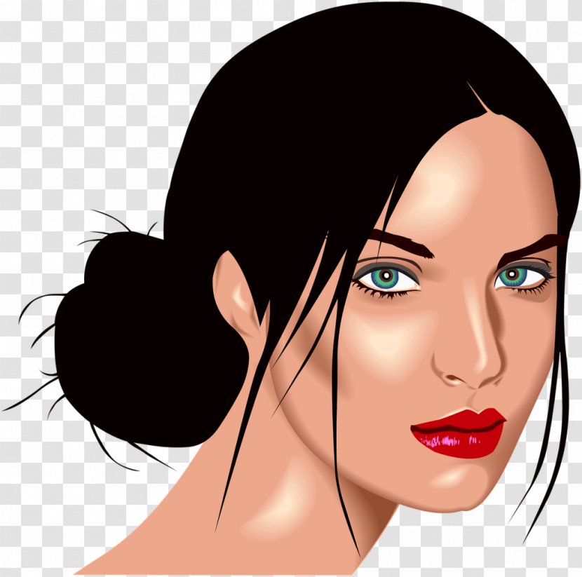 Portrait Woman Image File Formats - Flower Transparent PNG