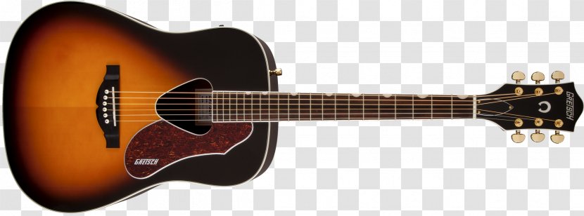 Resonator Guitar Gretsch Electric Acoustic - Heart Transparent PNG