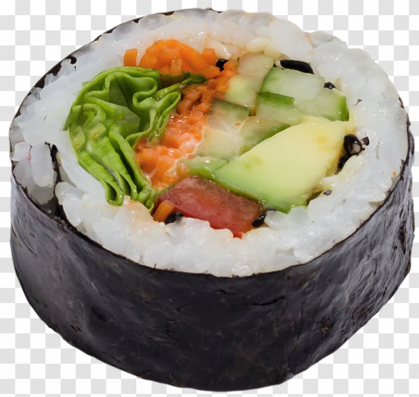 California Roll Gimbap Sashimi Sushi Nori - Cooked Rice Transparent PNG